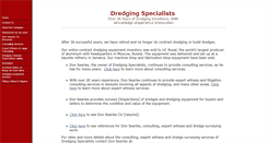 Desktop Screenshot of dredgingspecialists.com